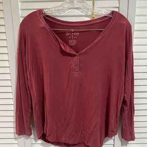 American Eagle 3/4 long sleeve shirt